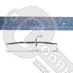 Порог АЛ-125-С   1,35м    ГРАНИТ темный  , Стык алюминевый , 40 мм фото 2