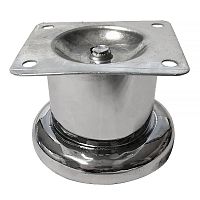 Ножка мебельная 45х50 мм, хром, 109196 Ножка мебельная 45х50 мм, хром, 109196