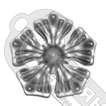 Цветок штампованный 85х2 мм 600J.01 фото 2 Цветок штампованный 85х2 мм 600J.01 фото 2