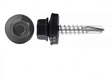 Саморез кровельный КРсZP RAL9005  5,5х19 черный. /50/ Саморез кровельный КРсZP RAL9005  5,5х19 черный. /50/