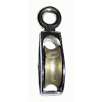 Блок одинарный металлический 8мм/30-32мм /1/ Блок одинарный металлический 8мм/30-32мм /1/