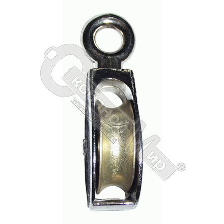 Блок одинарный металлический 8мм/30-32мм /1/ Блок одинарный металлический 8мм/30-32мм /1/