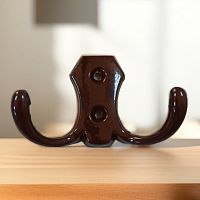 Крючок мебельный малый шоколадный, (25), КМ-2