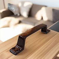 Ручка-скоба дверная РС-100-С шоколад (50/200) Ручка-скоба дверная РС-100-С шоколад (50/200)