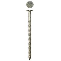 Гвозди ершённые с плоской головкой (цинк) 2,5/2,8х40 /1кг/ Гвозди ершённые с плоской головкой (цинк) 2,5/2,8х40 /1кг/