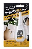 Супер-клей универсальный A.D.M, 20 г, блистер, SmartFix GLUE, GHS201B /96/12/ Супер-клей универсальный A.D.M, 20 г, блистер, SmartFix GLUE, GHS201B /96/12/