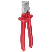 Кусачки торцевые 200 мм, изолированные, хром. Кусачки торцевые 200 мм, изолированные, хром.