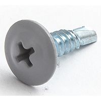 Саморез с прессшайбой, сверло RAL9003 4,2х19 ярко-белый /500/ Саморез с прессшайбой, сверло RAL9003 4,2х19 ярко-белый /500/