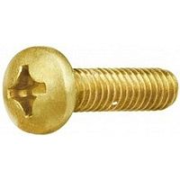 Винт латун. 3,0х8 полуцил. DIN 7985 Винт латун. 3,0х8 полуцил. DIN 7985