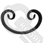 Вензель 220х130х12 мм 19403.5 фото 2 Вензель 220х130х12 мм 19403.5 фото 2