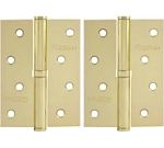 Петля сталь 750-5 мат.латунь правая 11861 Петля сталь 750-5 мат.латунь правая 11861