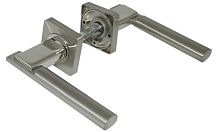 Ручка дверная PAL-105 S SN/CP матовый никель "Сиена",(квад.основан.) *** Ручка дверная PAL-105 S SN/CP матовый никель "Сиена",(квад.основан.) ***