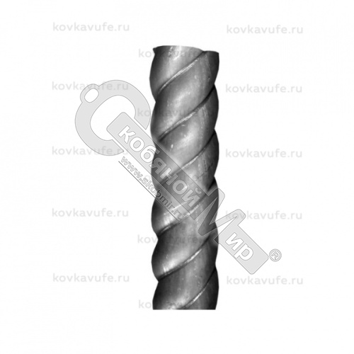 Труба витая 3000х76х1,5 мм Royal Kovka 