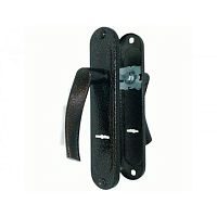 Ручка на планке РДП 2-006-77С -ЧЕРНЫЙ,сувальд. /15/