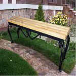 Скамья Сквер, 2.0 м антивандальная Скамья Сквер, 2.0 м антивандальная