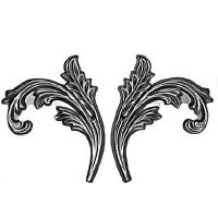 Накладка штампованная пара 210х260х1мм 19872 Накладка штампованная пара 210х260х1мм 19872