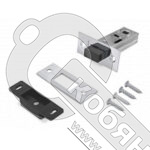 Защелка межкомнатная 100-М СР хром /40/200/ 00011563 фото 2 Защелка межкомнатная 100-М СР хром /40/200/ 00011563 фото 2