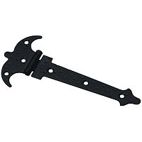 Петля-стрела накладная 551-150х100х1,5 мм черная 24925 Amig  Петля-стрела накладная 551-150х100х1,5 мм черная 24925 Amig