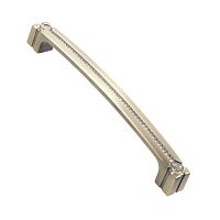 Ручка-скоба 160 мм, с кристаллами CRL 18-160 ВА, бронза, KERRON, 72222*** Ручка-скоба 160 мм, с кристаллами CRL 18-160 ВА, бронза, KERRON, 72222***