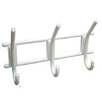 Вешалка 3-х рожковая, снежно-белая, пластмасса, 522 /25/ Вешалка 3-х рожковая, снежно-белая, пластмасса, 522 /25/