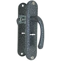 Ручка на планке РДП 2-006-55С- АС- антик серебро,сувальд. /15/