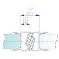 Уплотнитель д/стекла 8 мм ПВХ длина 2,2 м (компл. из 2 шт.), OR-099.8_22 (оп010179) Уплотнитель д/стекла 8 мм ПВХ длина 2,2 м (компл. из 2 шт.), OR-099.8_22 (оп010179)