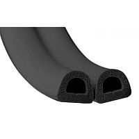 Уплотнитель D 9х8 мм (9х7,4 мм), черный (100 м - 2х50 м) Уплотнитель D 9х8 мм (9х7,4 мм), черный (100 м - 2х50 м)