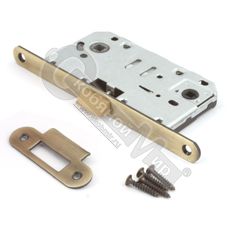 Защёлка врезная с фиксацией Apecs 5300-P-WC-AB 00018133 Защёлка врезная с фиксацией Apecs 5300-P-WC-AB 00018133