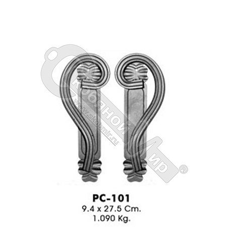 Ручка дверная РС-101 пара Ручка дверная РС-101 пара