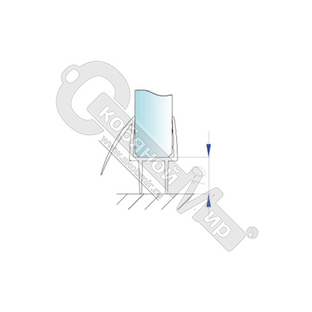 Уплотнитель д/стекла 8 мм ПВХ длина 2,2 м двойной акриловый, OR-096.8_22 (оп010179) Уплотнитель д/стекла 8 мм ПВХ длина 2,2 м двойной акриловый, OR-096.8_22 (оп010179)
