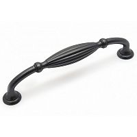 Ручка-скоба старинный черный, Boyard, RS464ABL/128, (20)*** Ручка-скоба старинный черный, Boyard, RS464ABL/128, (20)***