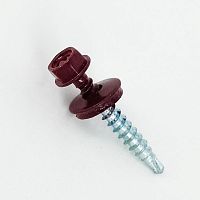 Саморез кровельный КРсZP RAL3005 4,8х51 винно-красный /50/ Саморез кровельный КРсZP RAL3005 4,8х51 винно-красный /50/