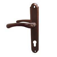 Ручка на планке  РДП-1-006-85Ц  ШОКОЛАД,цилиндр /15/