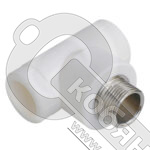 Тройник переходной d=20х3/4"х20 мм, наружняя резьба (М), AQuapipe, 03567*** фото 2 Тройник переходной d=20х3/4"х20 мм, наружняя резьба (М), AQuapipe, 03567*** фото 2