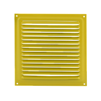 Решетка вентиляционная 150х150 мм, желтая, 2119 Решетка вентиляционная 150х150 мм, желтая, 2119