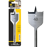 Сверло перьевое (перовое) по дереву, 40х150 мм, в блистере, GRAFF, 8840150 Сверло перьевое (перовое) по дереву, 40х150 мм, в блистере, GRAFF, 8840150