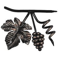 Виноград 155х122 мм с листом и побегом SK21.07 Виноград 155х122 мм с листом и побегом SK21.07