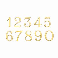 Цифра L.Baskerville LB-324/В-6 75mm (золото) 2-516.3 Цифра L.Baskerville LB-324/В-6 75mm (золото) 2-516.3