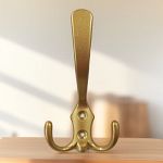 Крючок мебельный большой матовое золото, (30), КМ-1 Крючок мебельный большой матовое золото, (30), КМ-1