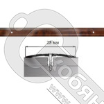 Порог АЛ-163-С 1,35м КАПО, Стык алюминевый узкий, 25 мм фото 2 Порог АЛ-163-С 1,35м КАПО, Стык алюминевый узкий, 25 мм фото 2