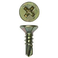 Саморез оконный, желтый цинк, сверло 3,9х16 частая резьба /500/ Саморез оконный, желтый цинк, сверло 3,9х16 частая резьба /500/