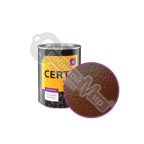 Эмаль "СERTA-PLAST" с молот.эффектом шоколад мокко (0,8кг)