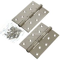 Петля правая 120х80 -В-Steel NIS- R Апекс, матовый никель 00013720 Петля правая 120х80 -В-Steel NIS- R Апекс, матовый никель 00013720