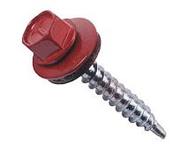 Саморез кровельный КРсZP RAL3009  4,8х35/38 коррида /50/ Саморез кровельный КРсZP RAL3009  4,8х35/38 коррида /50/