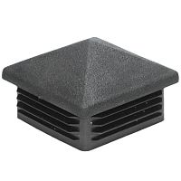 Заглушка пластиковая 80х80 Домик/Пирамида черная 35.8080/SK35.14.80 Заглушка пластиковая 80х80 Домик/Пирамида черная 35.8080/SK35.14.80