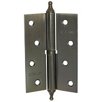 Петля л.сталь.с фигур.шишк.100х70х2,5 АВ (1ВВ) антич.бронза Петля л.сталь.с фигур.шишк.100х70х2,5 АВ (1ВВ) антич.бронза