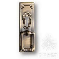 15.258.05.04 Ручка кольцо на подложке классика, старая бронза 15.258.05.04 Ручка кольцо на подложке классика, старая бронза