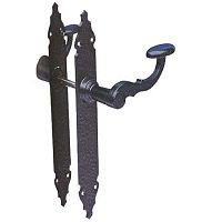 Ручка дверная черная (нажимная) 100-280х45 (1/20) Ручка дверная черная (нажимная) 100-280х45 (1/20)