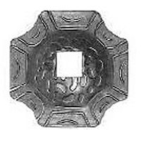 Подпятник штампованный 100х100 мм кв 20 мм 19467-20 Подпятник штампованный 100х100 мм кв 20 мм 19467-20