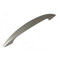 Ручка-скоба мебельная 96 мм SN матовый никель,128-189/2856В-96/XL3059-96*** Ручка-скоба мебельная 96 мм SN матовый никель,128-189/2856В-96/XL3059-96***